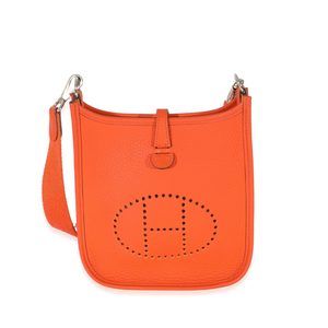 Hermes Orange Clemence Amazone Evelyne TPM